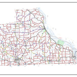 Iowa Department of Transportation Jackson County, Iowa digital map