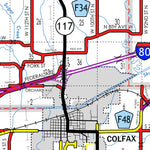 Iowa Department of Transportation Jasper County, Iowa digital map