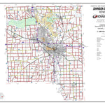 Iowa Department of Transportation Johnson County, Iowa digital map