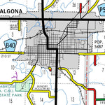 Iowa Department of Transportation Kossuth County, Iowa digital map