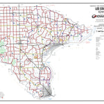 Iowa Department of Transportation Lee County, Iowa digital map