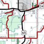 Iowa Department of Transportation Lucas County, Iowa digital map