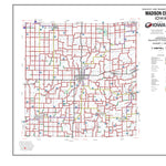 Iowa Department of Transportation Madison County, Iowa digital map