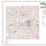 Iowa Department of Transportation Marshall County, Iowa digital map