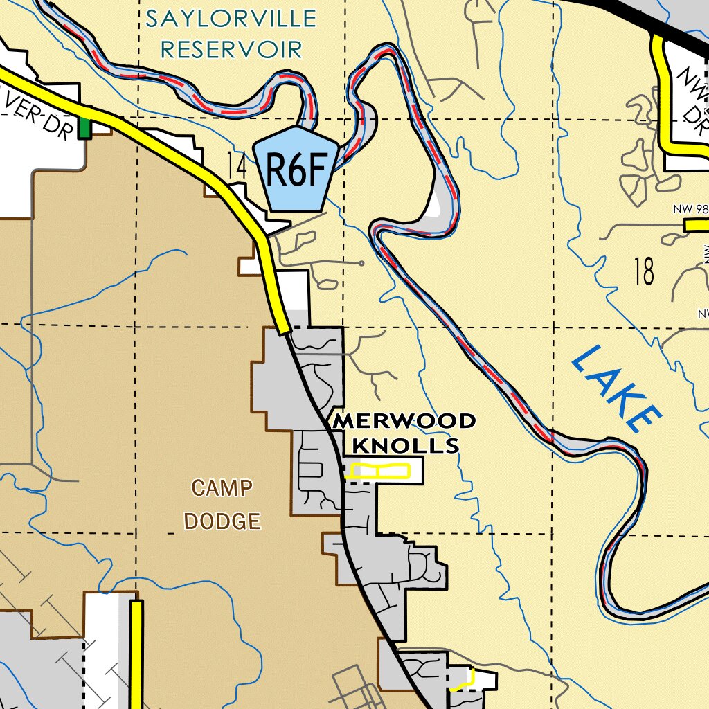 Polk County, Iowa Map by Iowa Department of Transportation | Avenza Maps