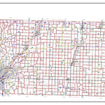 Iowa Department of Transportation Pottawattamie County, Iowa digital map