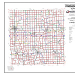 Iowa Department of Transportation Poweshiek County, Iowa digital map