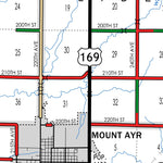 Iowa Department of Transportation Ringgold County, Iowa digital map
