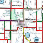 Iowa Department of Transportation Ringgold County, Iowa digital map