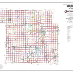 Iowa Department of Transportation Sac County, Iowa digital map