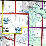 Iowa Department of Transportation Sac County, Iowa digital map