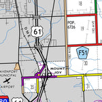 Iowa Department of Transportation Scott County, Iowa digital map