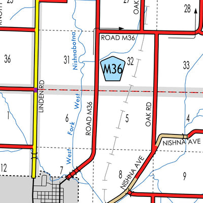 Iowa Department of Transportation Shelby County, Iowa digital map