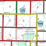 Iowa Department of Transportation Taylor County, Iowa digital map