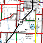 Iowa Department of Transportation Taylor County, Iowa digital map