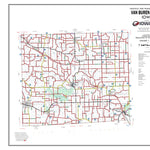 Iowa Department of Transportation Van Buren County, Iowa digital map