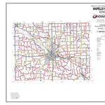 Iowa Department of Transportation Wapello County, Iowa digital map