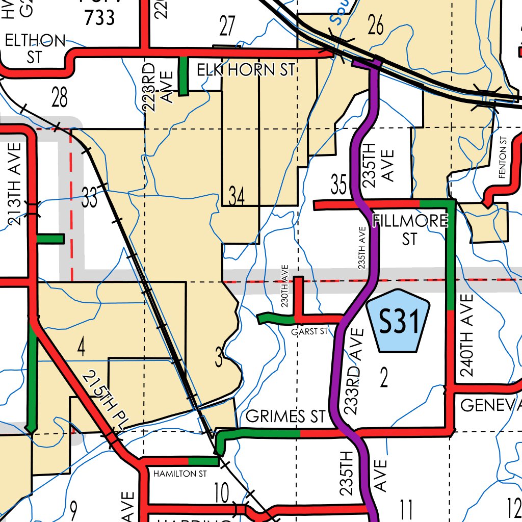 Warren County, Iowa Map by Iowa Department of Transportation | Avenza Maps