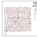 Iowa Department of Transportation Wayne County, Iowa digital map