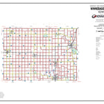 Iowa Department of Transportation Winnebago County, Iowa digital map