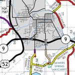Iowa Department of Transportation Winneshiek County, Iowa digital map