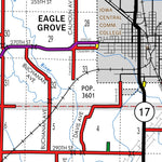 Iowa Department of Transportation Wright County, Iowa digital map