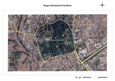 IPB University Bogor Botanical Gardens Offline Maps digital map