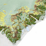 Ískort.is Ískort 2022 - 1:50.000 - Snjóflóð - Öræfajökull digital map