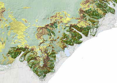Ískort.is Ískort 2022 - 1:50.000 - Snjóflóð - Öræfajökull digital map