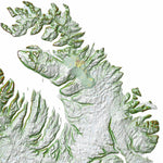 Ískort.is Ískort 2022 - 1:50.000 - Snjóflóð - Strandir digital map