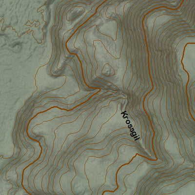 Ískort.is Ískort 2022 - Eldgos Meradalir digital map