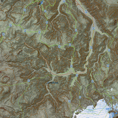 Ískort.is Ískort 2024 - 1:100.000 - Fjallabak digital map