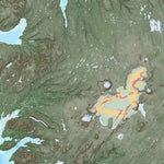 Ískort.is Ískort 2024 - 1:100.000 - Langjökull digital map