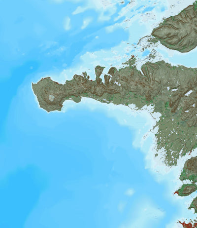 Ískort.is Ískort 2024 - 1:100.000 - Snæfellsnes digital map