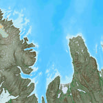 Ískort.is Ískort 2024 - 1:100.000 - Strandir digital map