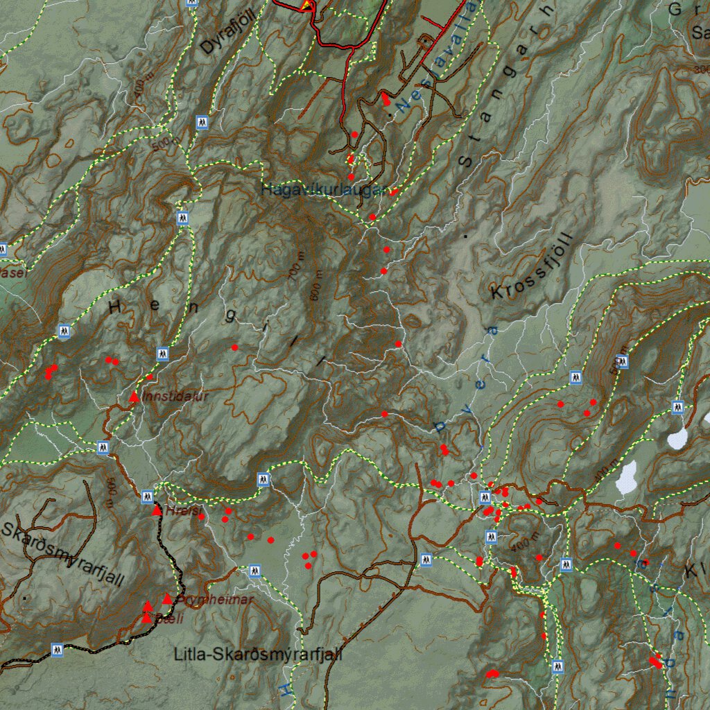 Ískort 2024 - 1:100.000 - Suðvesturhorn Map by Iskort.is | Avenza Maps