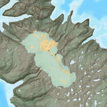 Ískort.is Ískort 2024 - 1:25.000 - Drangajökull digital map