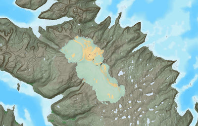 Ískort.is Ískort 2024 - 1:25.000 - Drangajökull digital map