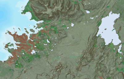 Ískort.is Ískort 2024 - 1:25.000 - Höfuðborgarsvæðið digital map
