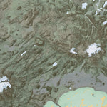 Ískort.is Ískort 2024 - 1:25.000 - Landmannalaugar digital map