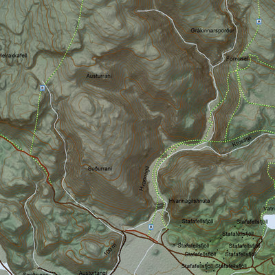Ískort.is Ískort 2024 - 1:25.000 - Lónsöræfi digital map