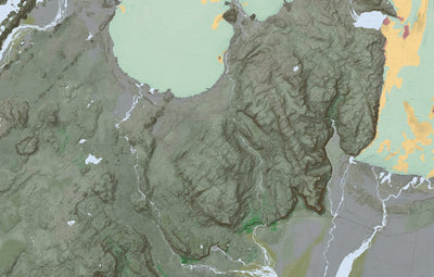 Ískort.is Ískort 2024 - 1:25.000 - Síðujökull digital map