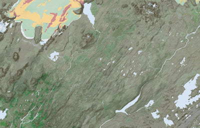 Ískort.is Ískort 2024 - 1:50.000 - Gullfoss digital map