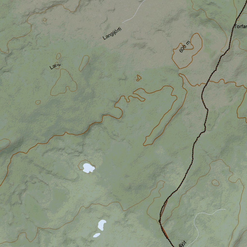 Ískort 2024 - 1:50.000 - Langjökull Map by Iskort.is | Avenza Maps