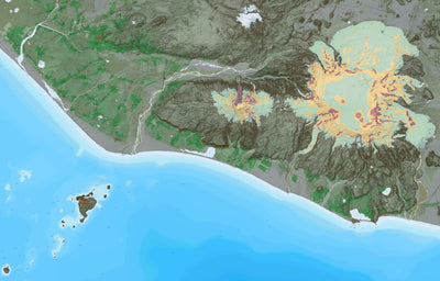 Ískort.is Ískort 2024 - 1:50.000 - Þórsmörk digital map