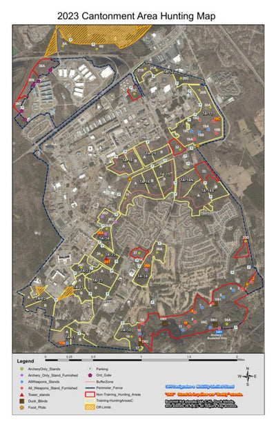 iSportsman Fort Gregg-Adams 2023 Cantonment Area Hunting digital map