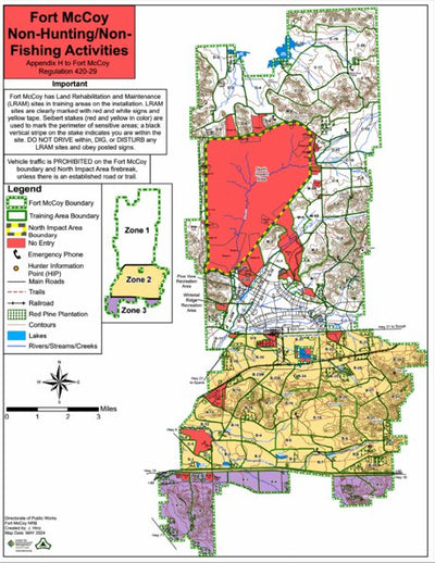 Fort McCoy Recreation Map Preview 1