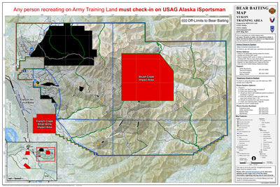 iSportsman Fort Wainwright Bear Baiting Yukon Training Area digital map