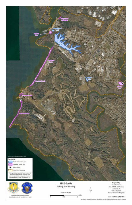 JBLE Fishing and Boat Launches Map by iSportsman | Avenza Maps