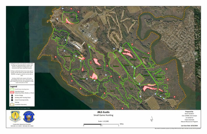 JBLE Small Game Hunting Map by iSportsman | Avenza Maps